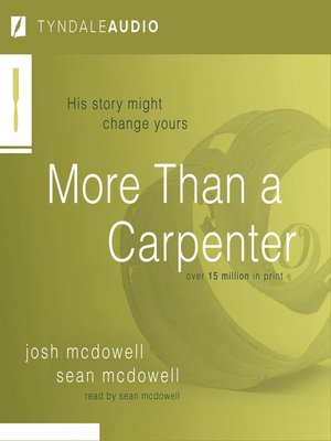 More Than a Carpenter - Audiobook